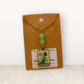 Green Aventurine Magician Tarot Necklace – Gold Plated Chain