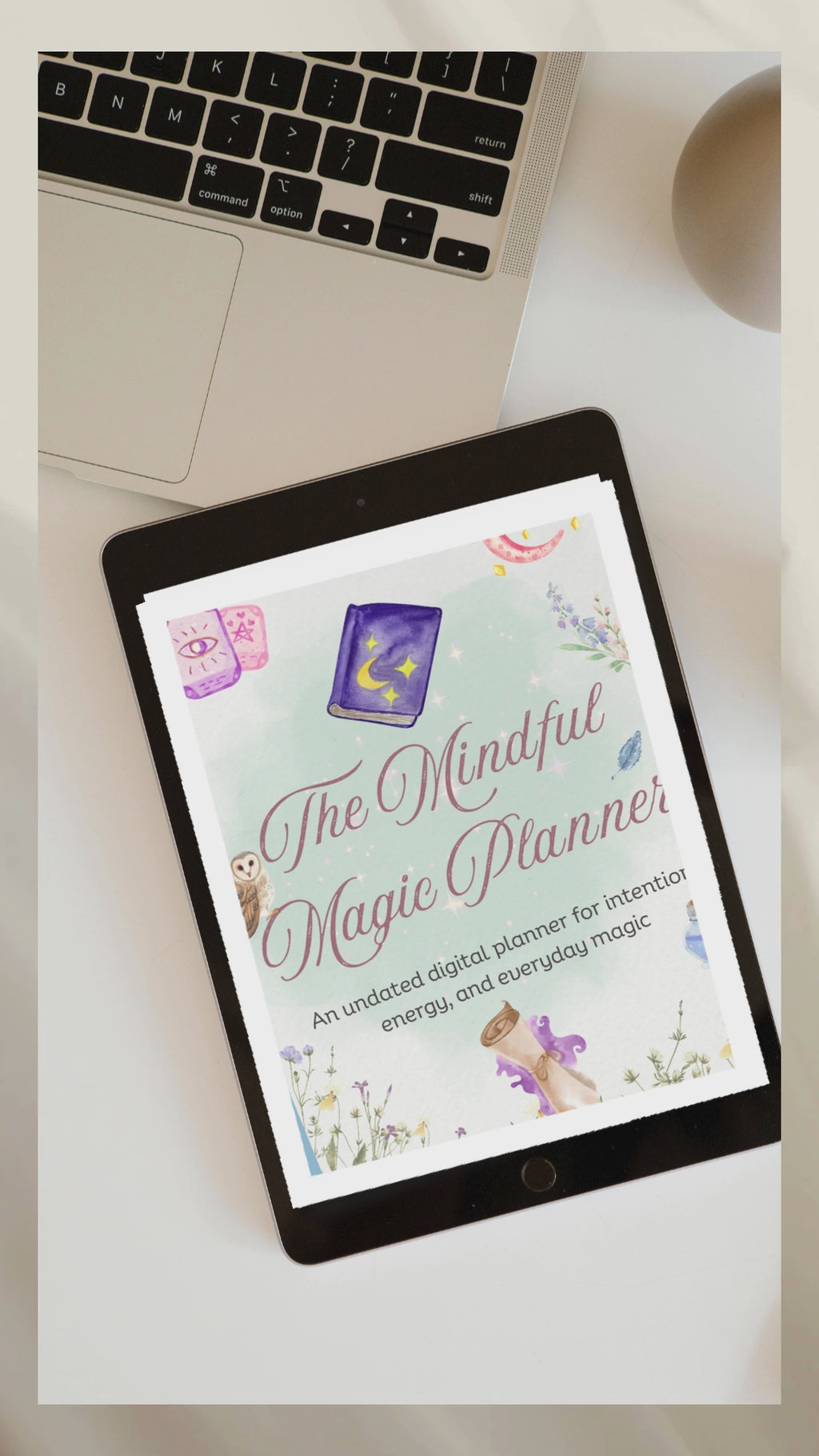 Mindful Magic Planner – Undated Digital Witchy iPad Planner for Gentle Daily Planning